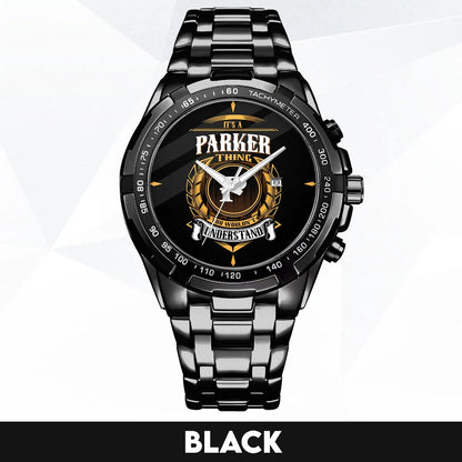 PARKER 13K1-434 Alloy-Quatz-Men Watch, Personalized Premium Gift for Anniversary