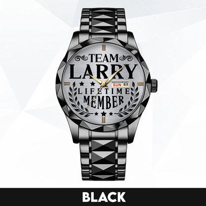 LARRY 13K1-437 Luxury Alloy-Men Watch, Personalized Premium Gift for Anniversary