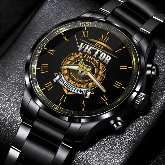 VICTOR F01-86 Personalized Watch, Premium Gift for Anniversary