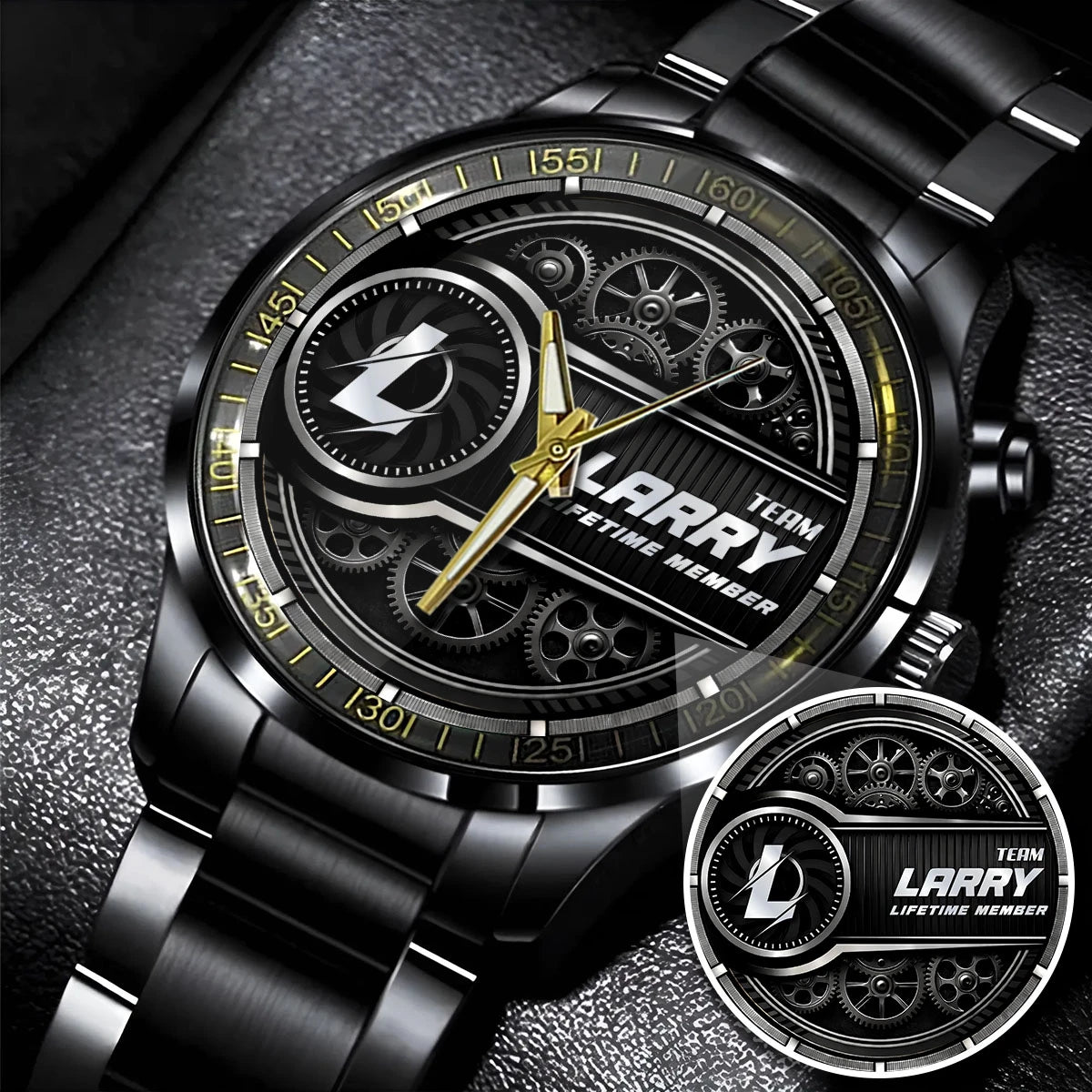 LARRY 13K1-441 Personalized Watch, Premium Gift for Anniversary