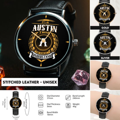 Stitched Leather - Unisex