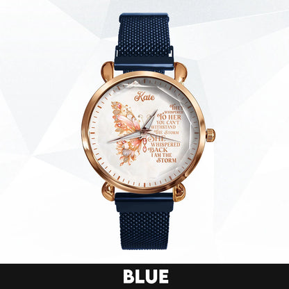 They Whisper To Her You Can't Withstand The Storm Golden Rose Watch KATE M1-W19