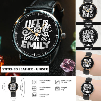 Stitched Leather - Unisex