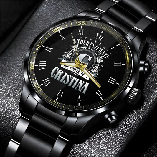CRISTINA 13K1-85 Personalized Watch, Premium Gift for Anniversary