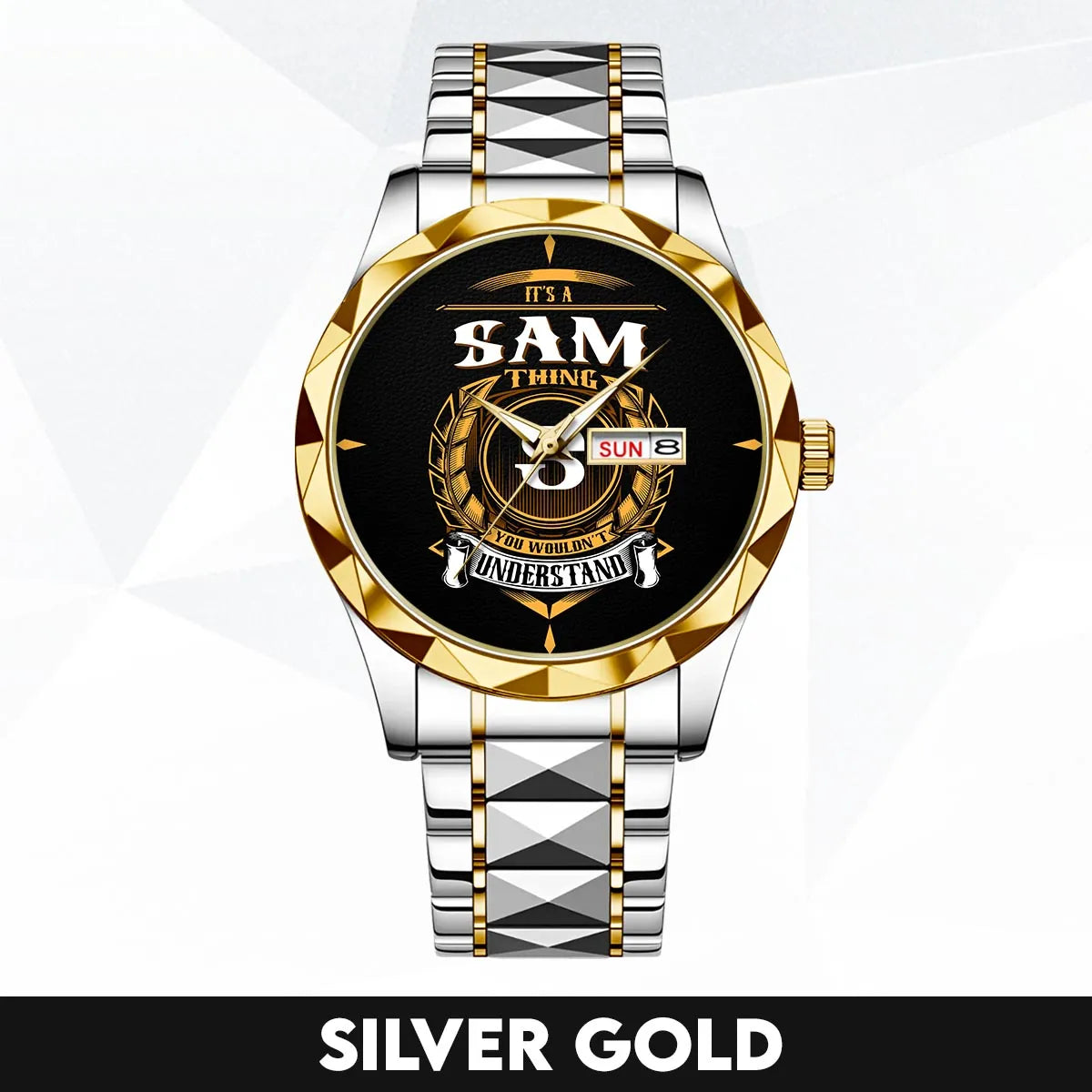 Montre homme de luxe SAM 13K1-434 en alliage, cadeau d'anniversaire personnalisé haut de gamme