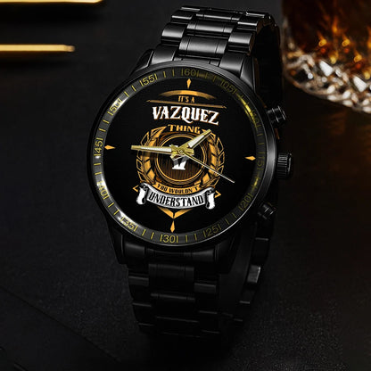 VAZQUEZ 13K2-86 Personalized Watch, Premium Gift for Anniversary