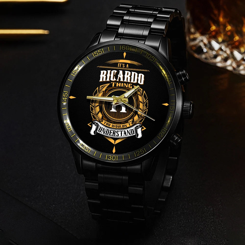 RICARDO 13K1-434 Personalized Watch, Premium Gift for Anniversary