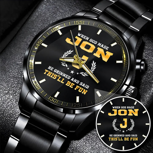 When God Made He Grinned And Said This'll Be Fun Watch JON M1-W7