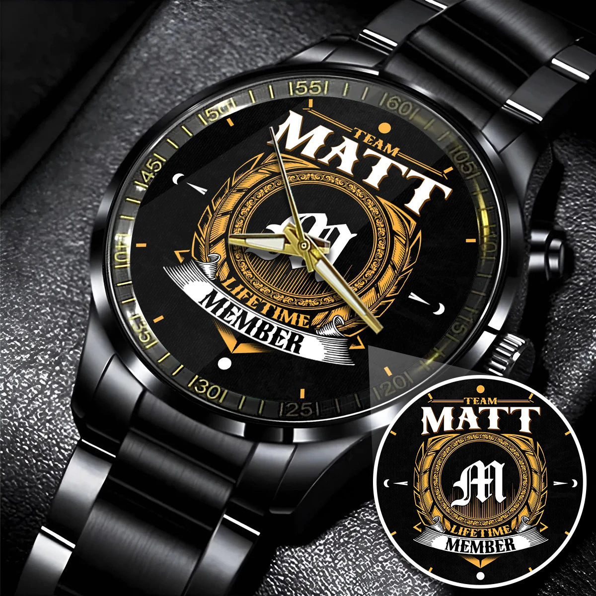 MATT 13K1-445 Personalized Watch, Premium Gift for Anniversary