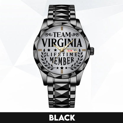 VIRGINIA 13K1-437 Luxury Alloy-Men Watch, Personalized Premium Gift for Anniversary