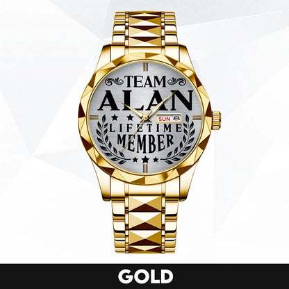 ALAN 13K1-437 Luxury Alloy-Men Watch, Personalized Premium Gift for Anniversary