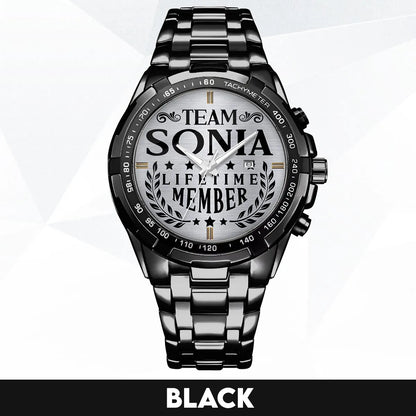 SONIA 13K1-437 Alloy-Quatz-Men Watch, Personalized Premium Gift for Anniversary