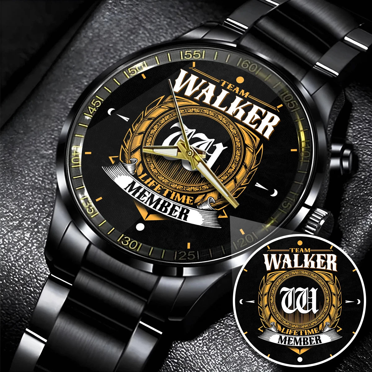 WALKER 13K1-445 Personalized Watch, Premium Gift for Anniversary