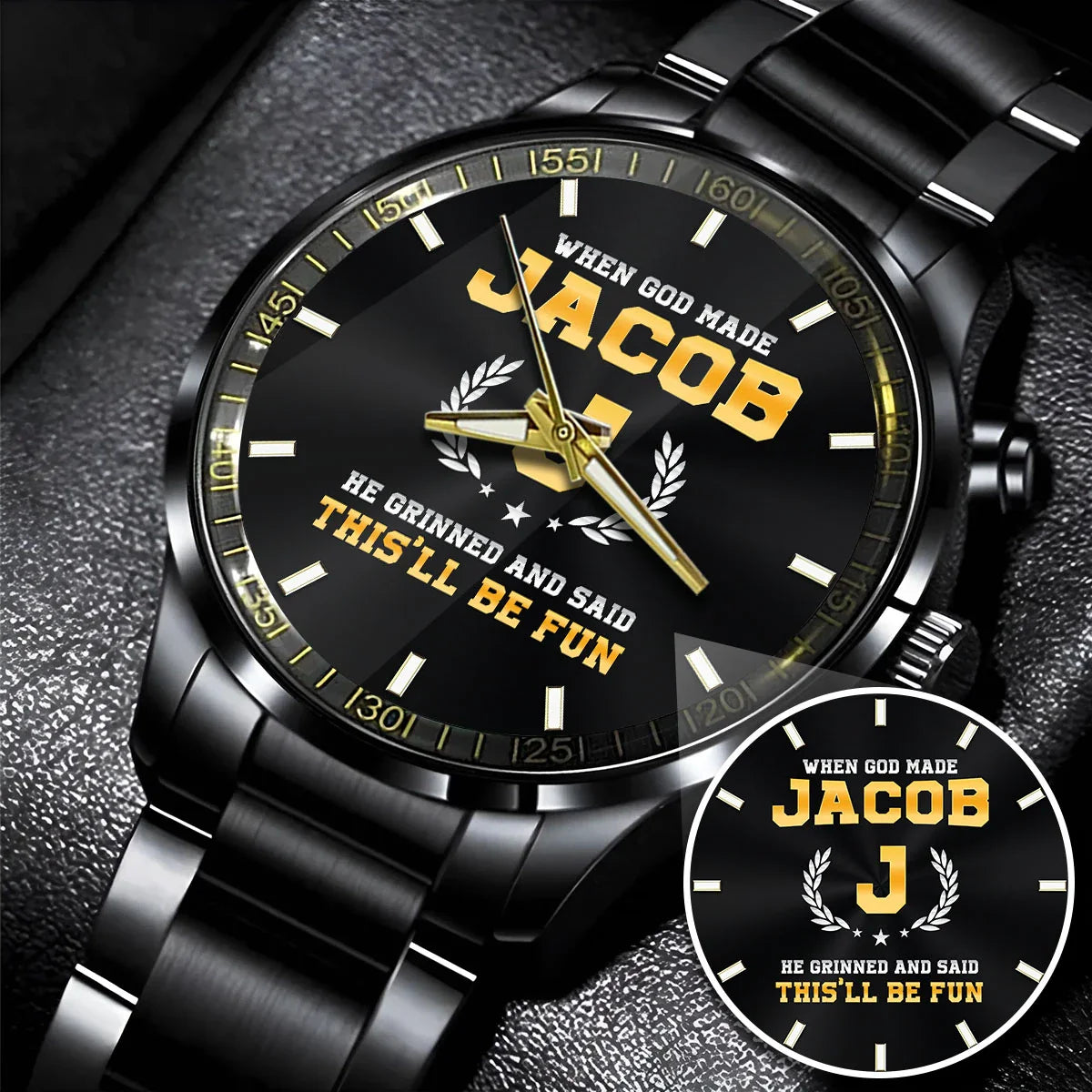 When God Made He Grinned And Said This'll Be Fun Watch JACOB M1-W7