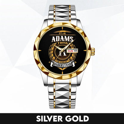 ADAMS 13K1-434 Luxury Alloy-Men Watch, Personalized Premium Gift for Anniversary