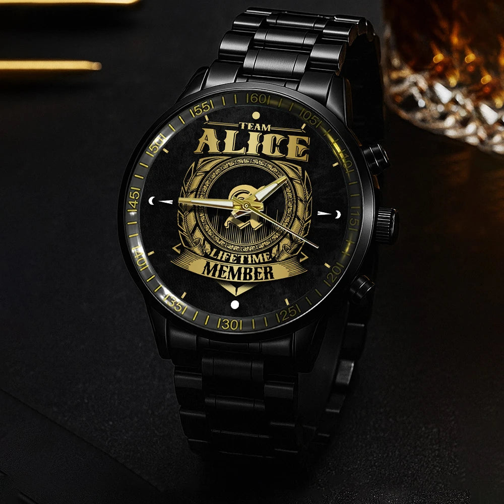 ALICE 13K1-444 Personalized Watch, Premium Gift for Anniversary