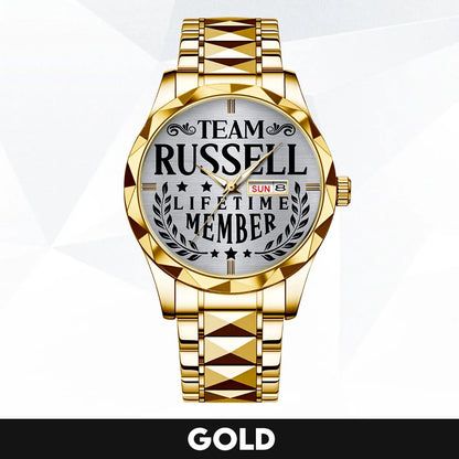 RUSSELL 13K1-437 Luxury Alloy-Men Watch, Personalized Premium Gift for Anniversary
