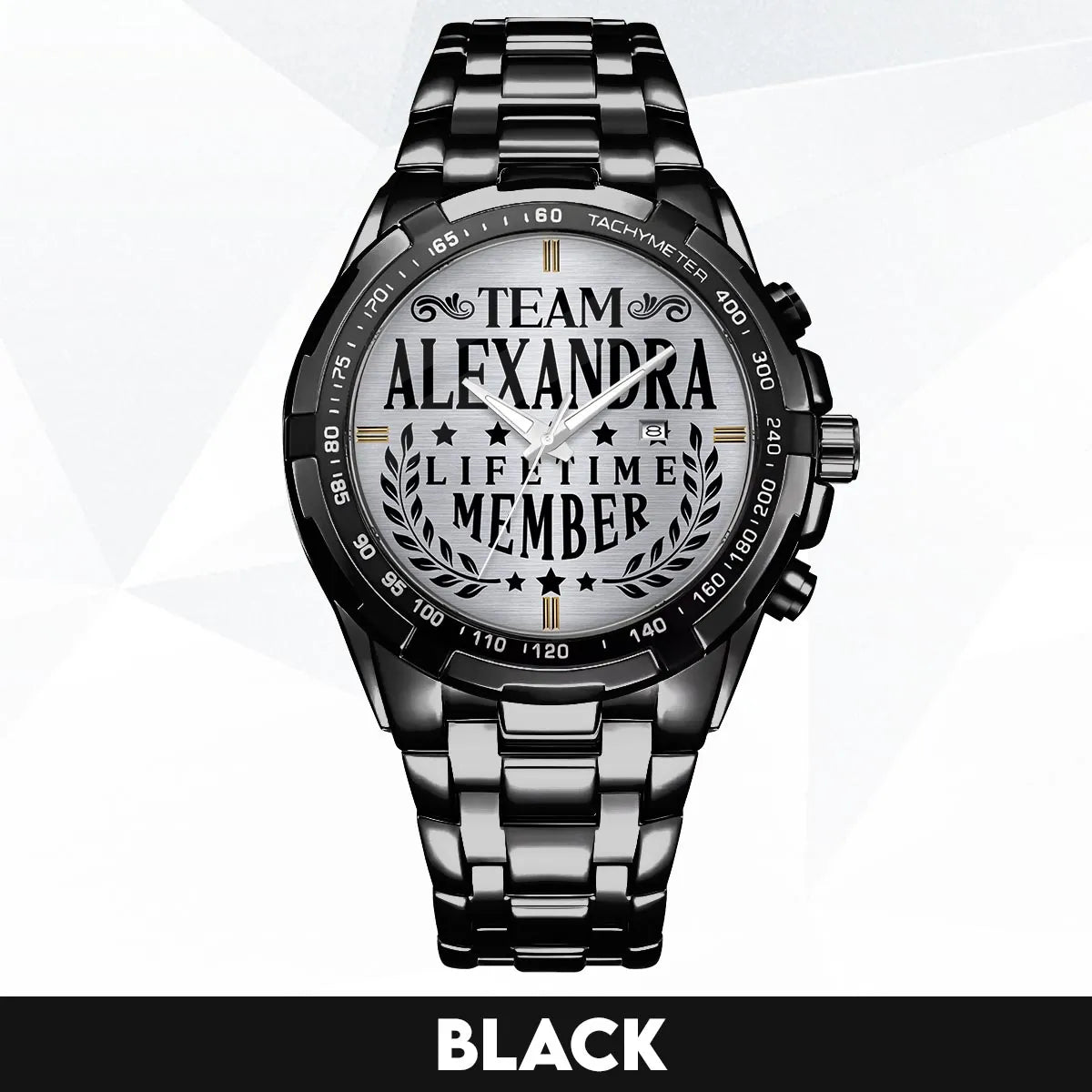 ALEXANDRA 13K1-437 Alloy-Quatz-Men Watch, Personalized Premium Gift for Anniversary