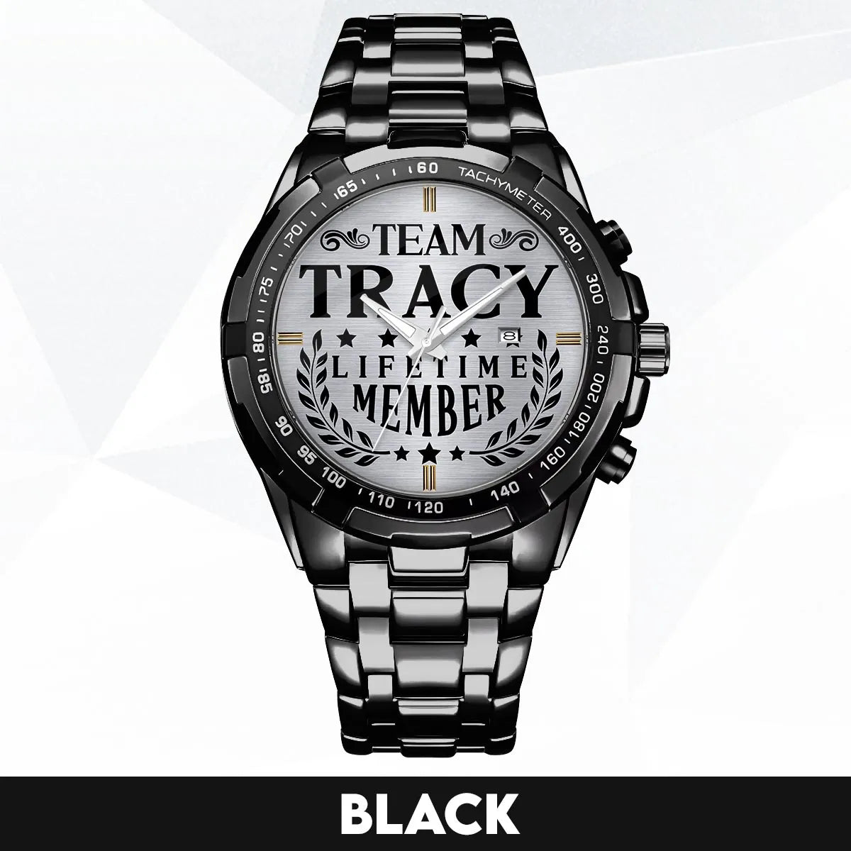 TRACY 13K1-437 Alloy-Quatz-Men Watch, Personalized Premium Gift for Anniversary