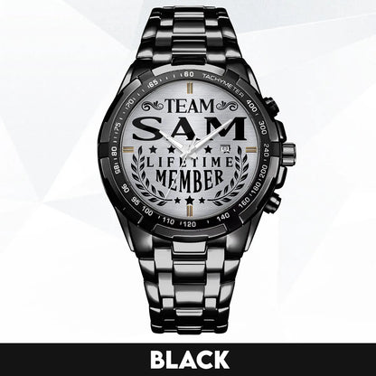 SAM 13K1-437 Alloy-Quatz-Men Watch, Personalized Premium Gift for Anniversary