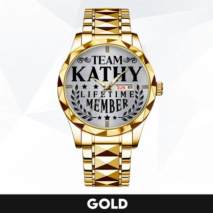 KATHY 13K1-437 Luxury Alloy-Men Watch, Personalized Premium Gift for Anniversary