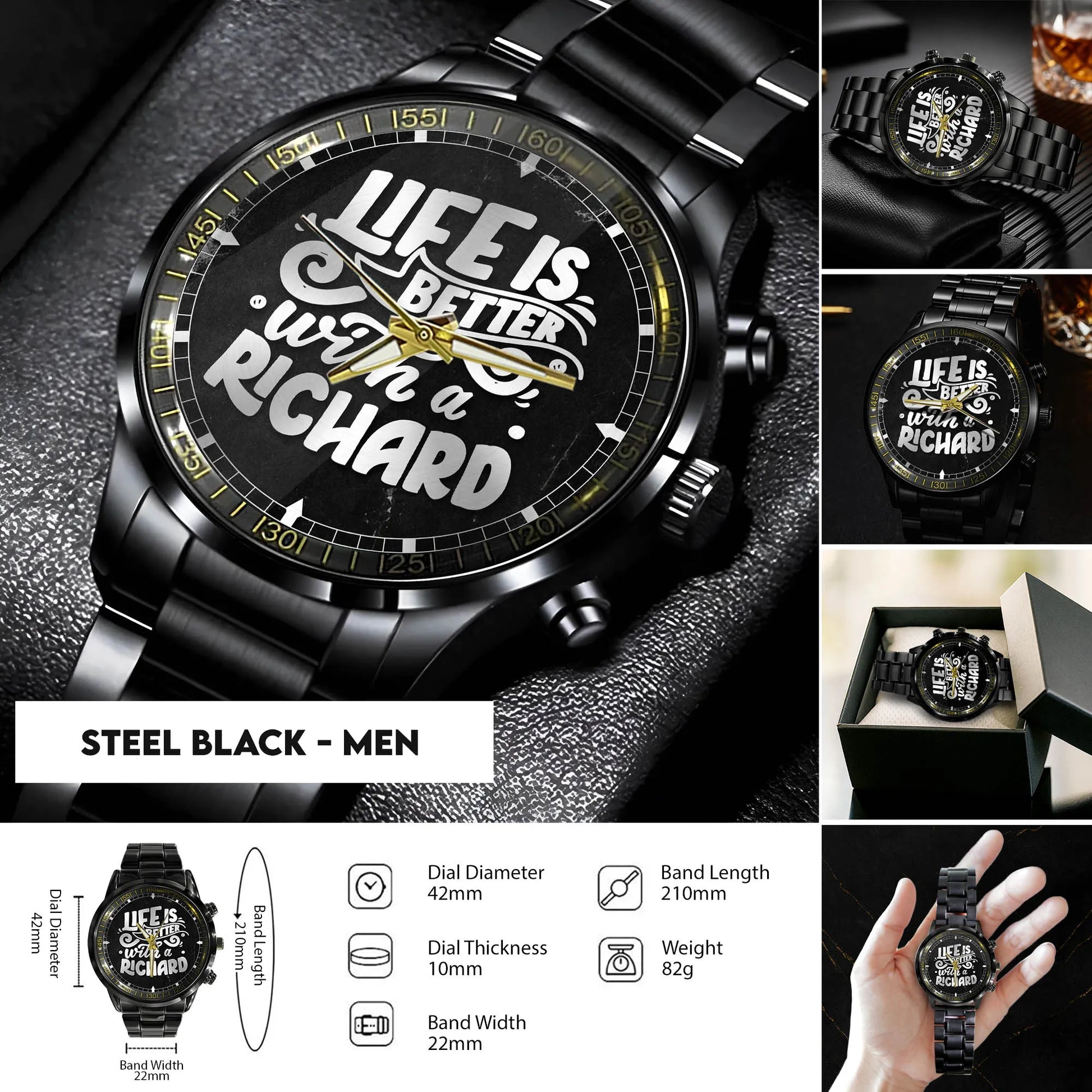 Steel Black - Men