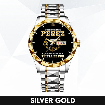 God Made Your Name Royal Watch PEREZ M1-W14