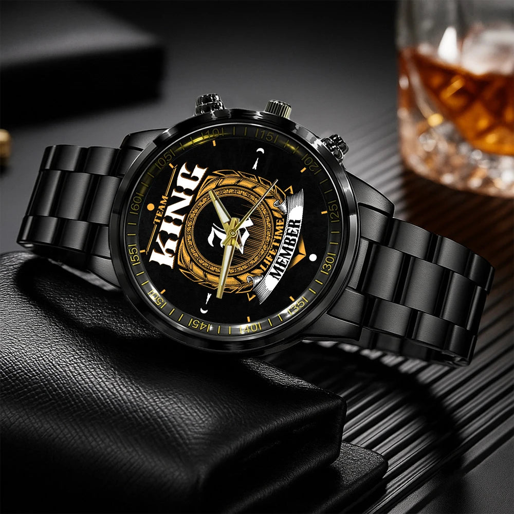 KING 13K1-445 Personalized Watch, Premium Gift for Anniversary