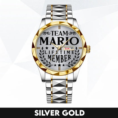 MARIO 13K1-437 Luxury Alloy-Men Watch, Personalized Premium Gift for Anniversary