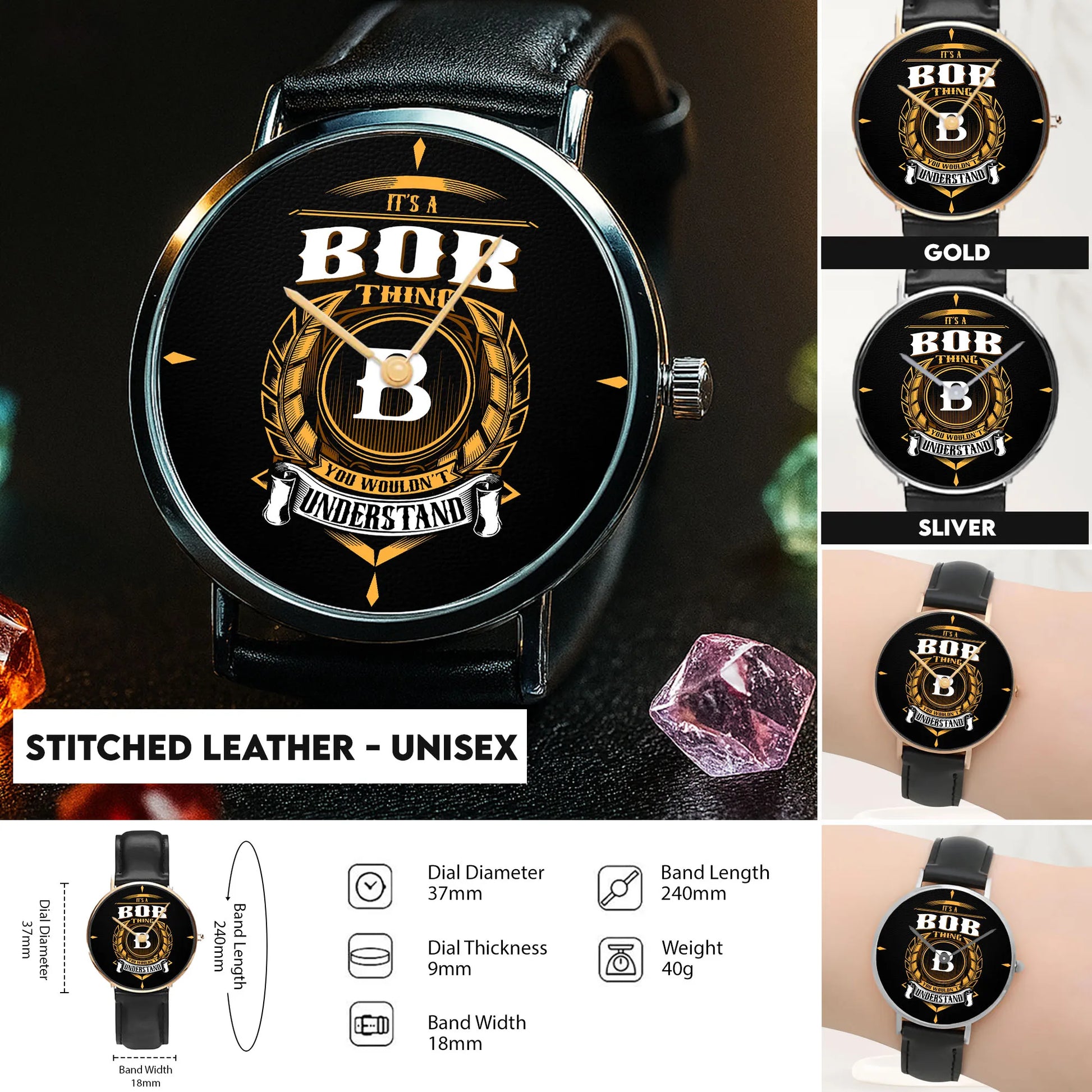 Stitched Leather - Unisex