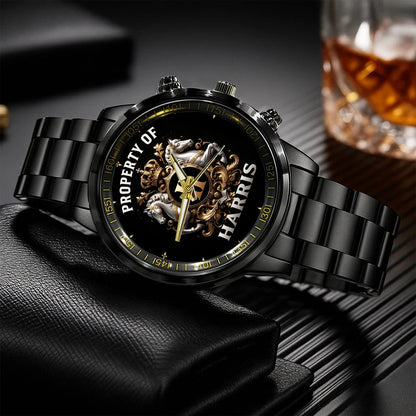 Property Of Your Name Horses Watch HARRIS M1-W17