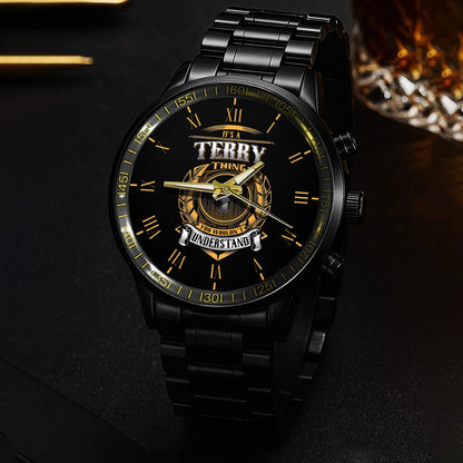 TERRY 13K1-86 Personalized Watch, Premium Gift for Anniversary