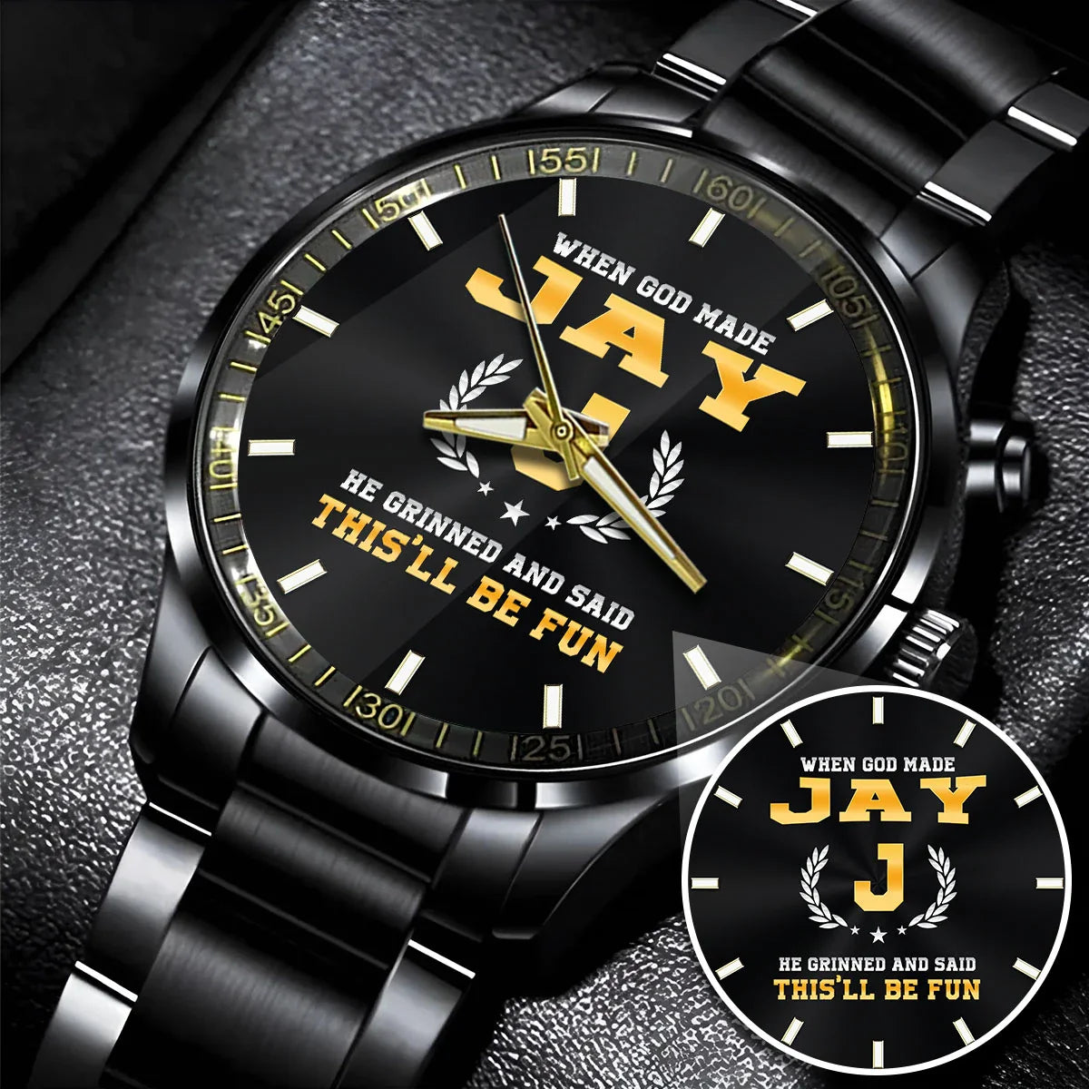 When God Made He Grinned And Said This'll Be Fun Watch JAY M1-W7