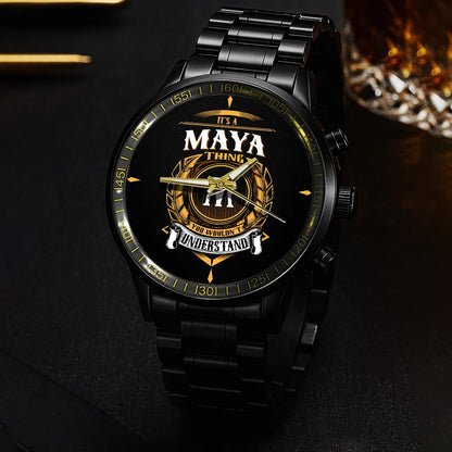 MAYA 13K2-86 Personalized Watch, Premium Gift for Anniversary