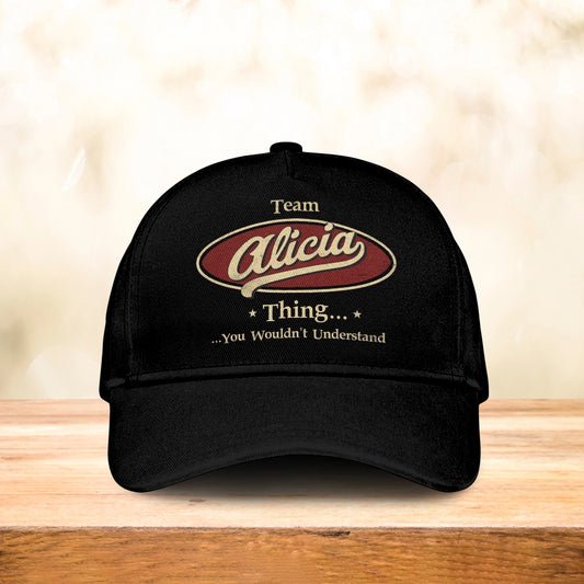 ALICIA 13K1-87 Personalized Name Cap Limited Edition