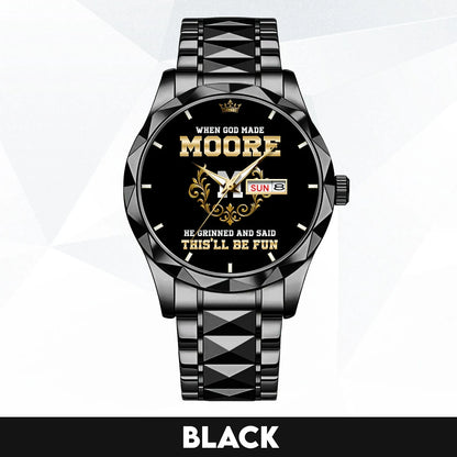 God Made Your Name Royal Watch MOORE M1-W14
