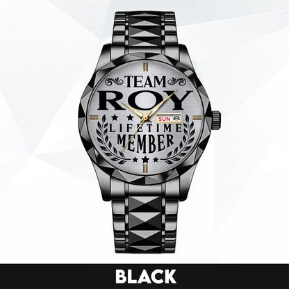 ROY 13K1-437 Luxury Alloy-Men Watch, Personalized Premium Gift for Anniversary