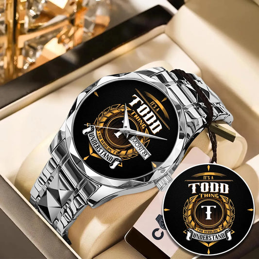 TODD 13K1-434 Luxury Alloy-Men Watch, Personalized Premium Gift for Anniversary