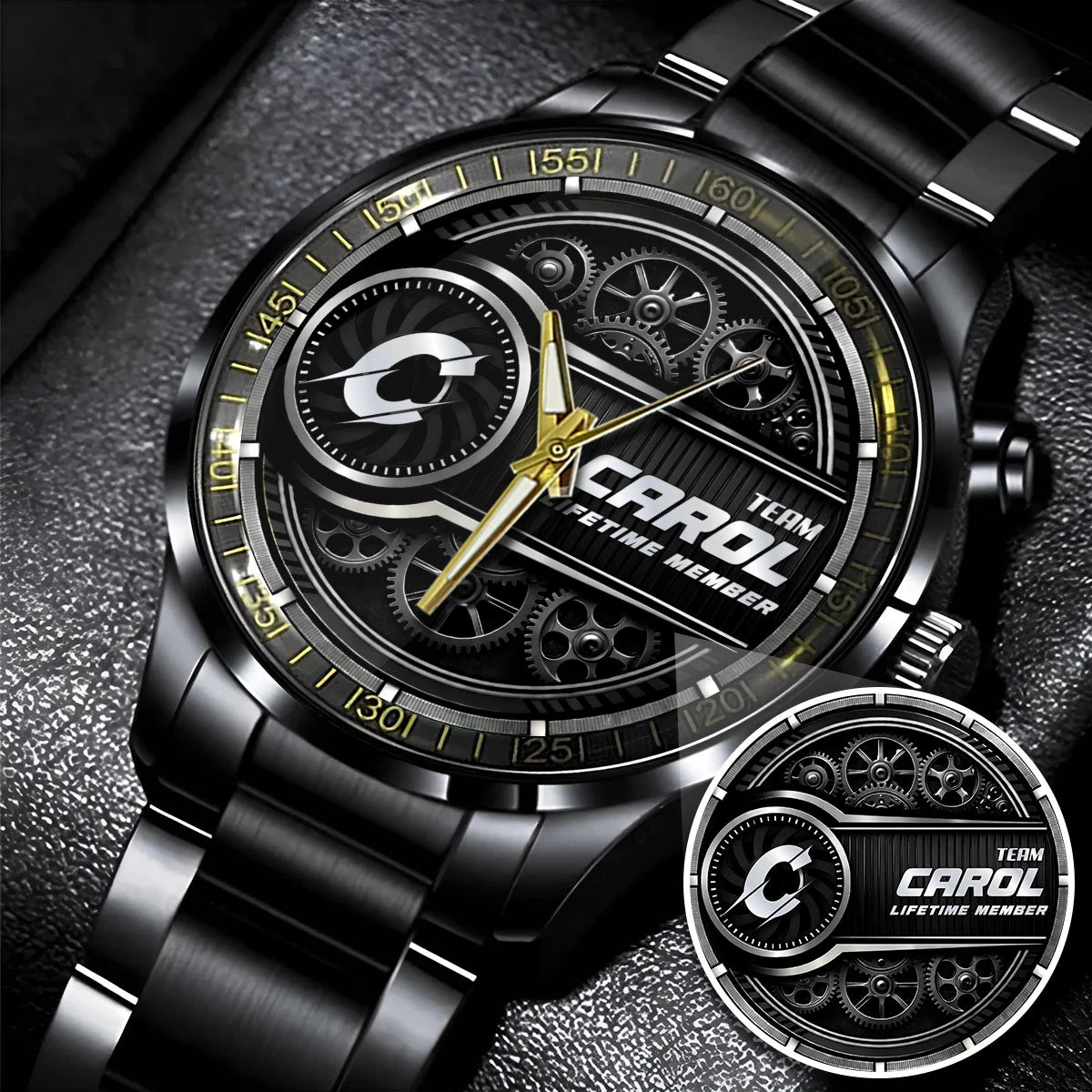 CAROL 13K1-441 Personalized Watch, Premium Gift for Anniversary