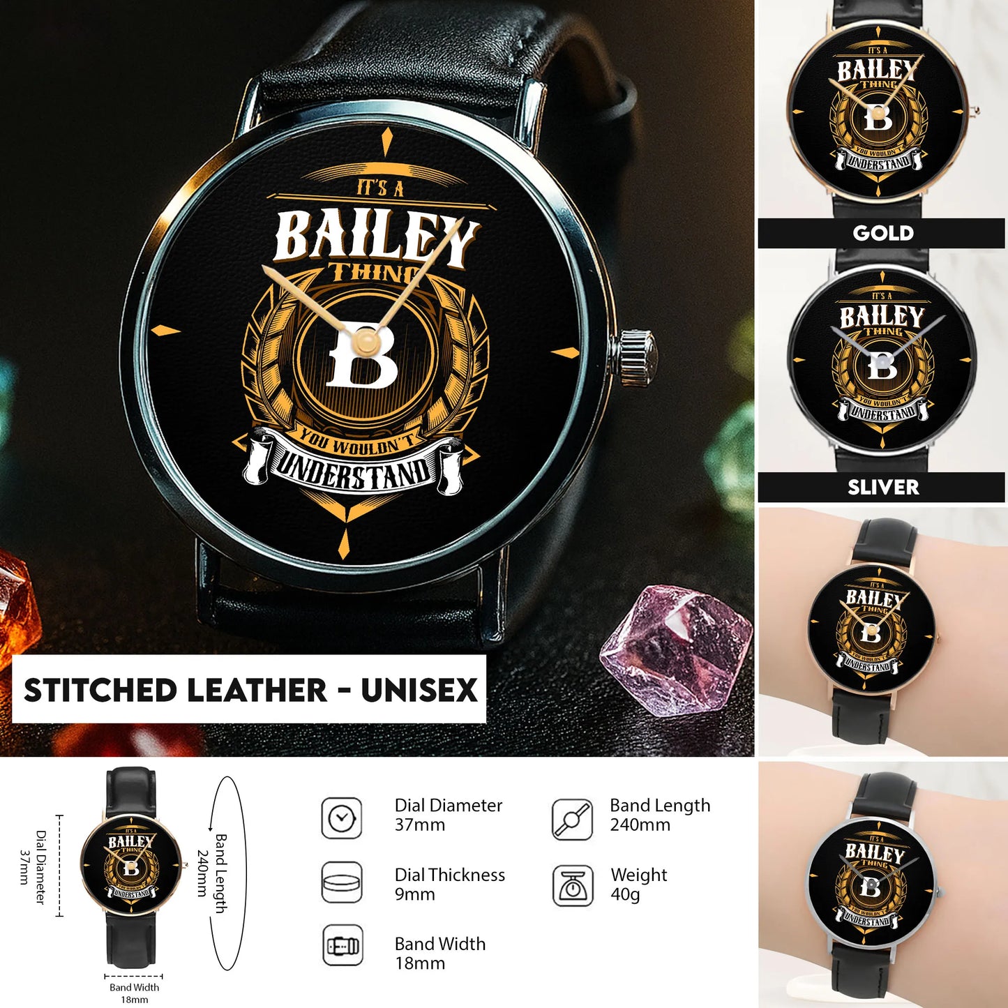 Stitched Leather - Unisex