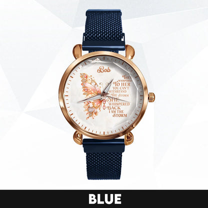 They Whisper To Her You Can't Withstand The Storm Golden Rose Watch BOB M1-W19