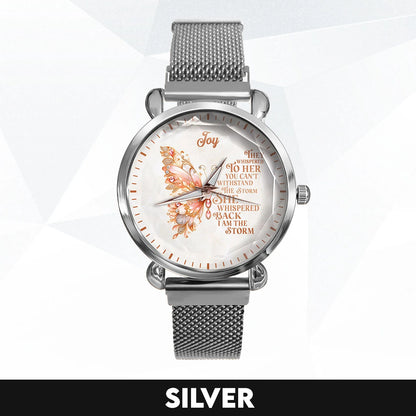 They Whisper To Her You Can't Withstand The Storm Golden Rose Watch JOY M1-W19