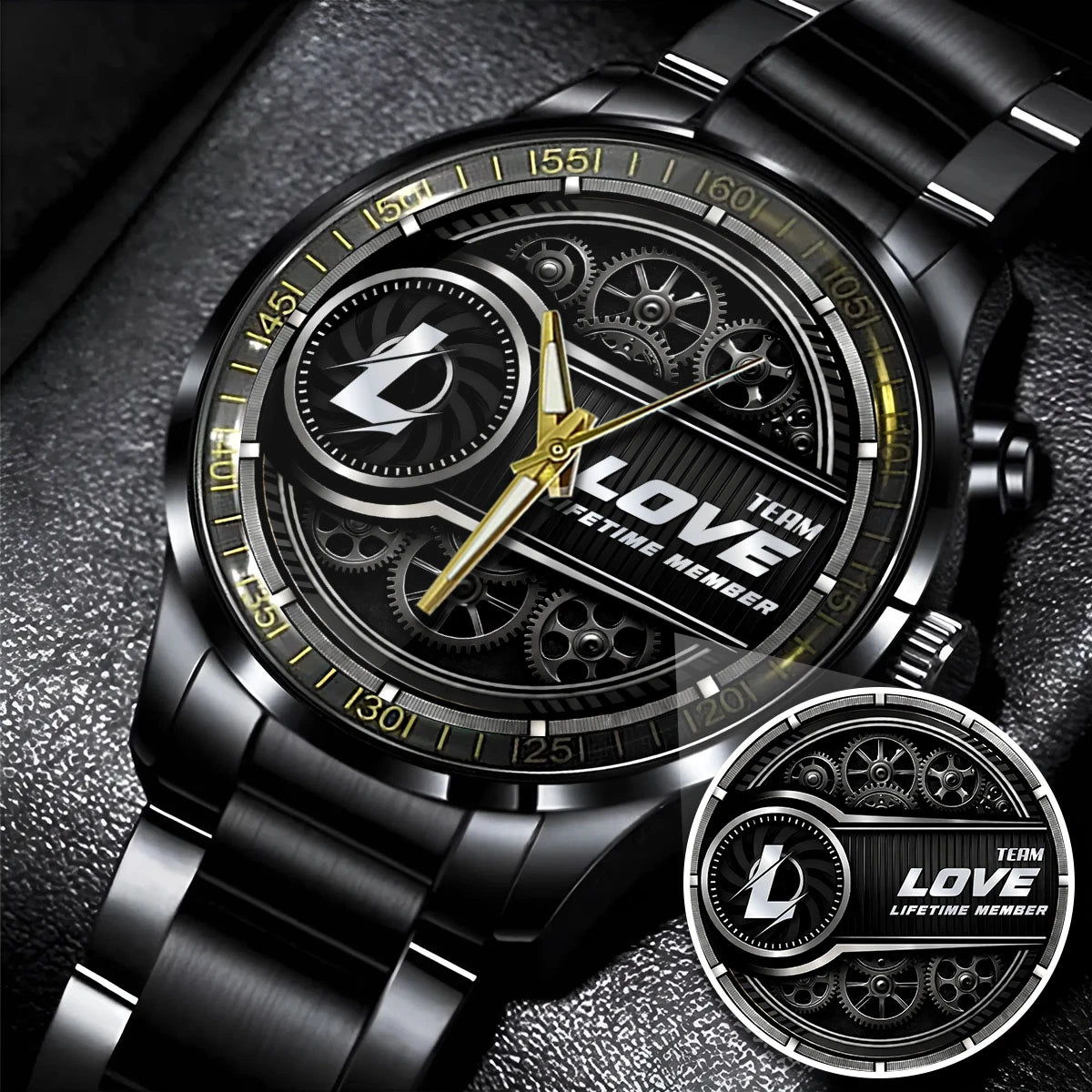 LOVE 13K1-441 Personalized Watch, Premium Gift for Anniversary