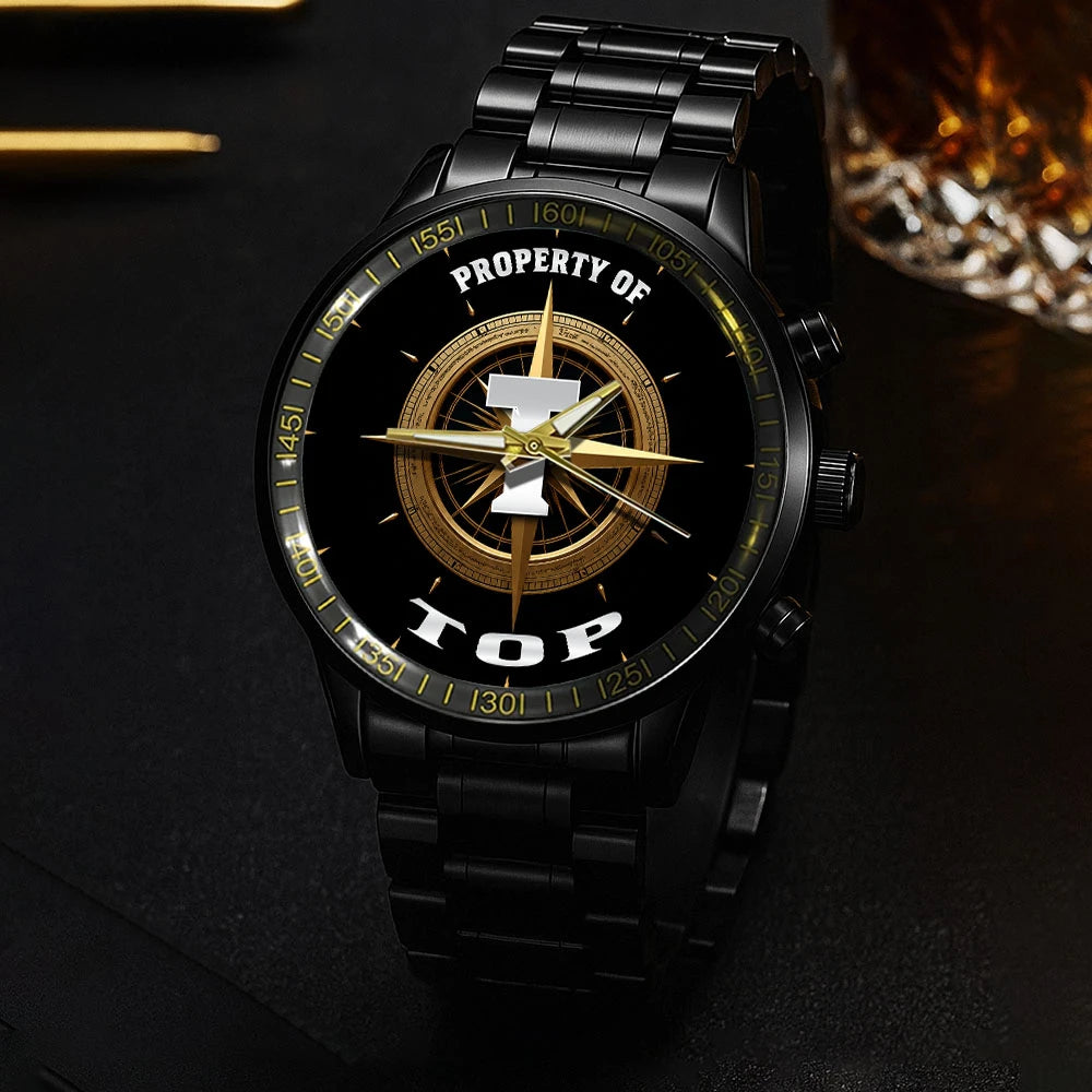 Property Of Your Name Compass Watch TOP M1-W18