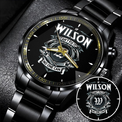 WILSON 13K1-447 – Personalized Name Watch “If Can’t Fix It, No One Can”