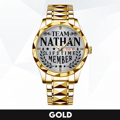 NATHAN 13K1-437 Luxury Alloy-Men Watch, Personalized Premium Gift for Anniversary