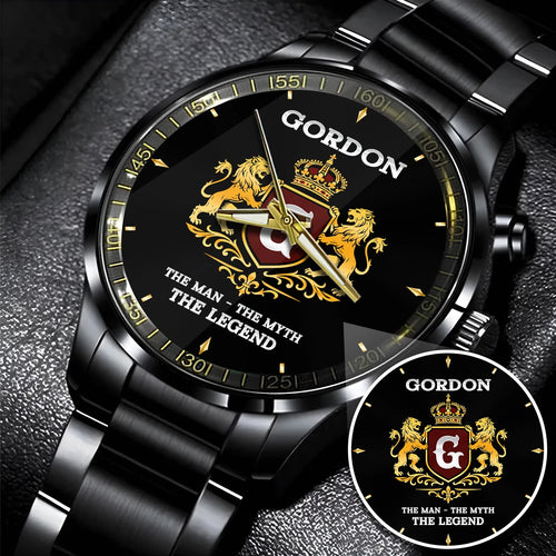 The Man The Myth Legend Royal Luxury Watch GORDON M1-W21