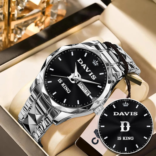 DAVIS 13K1-460 Personalized Name Watch