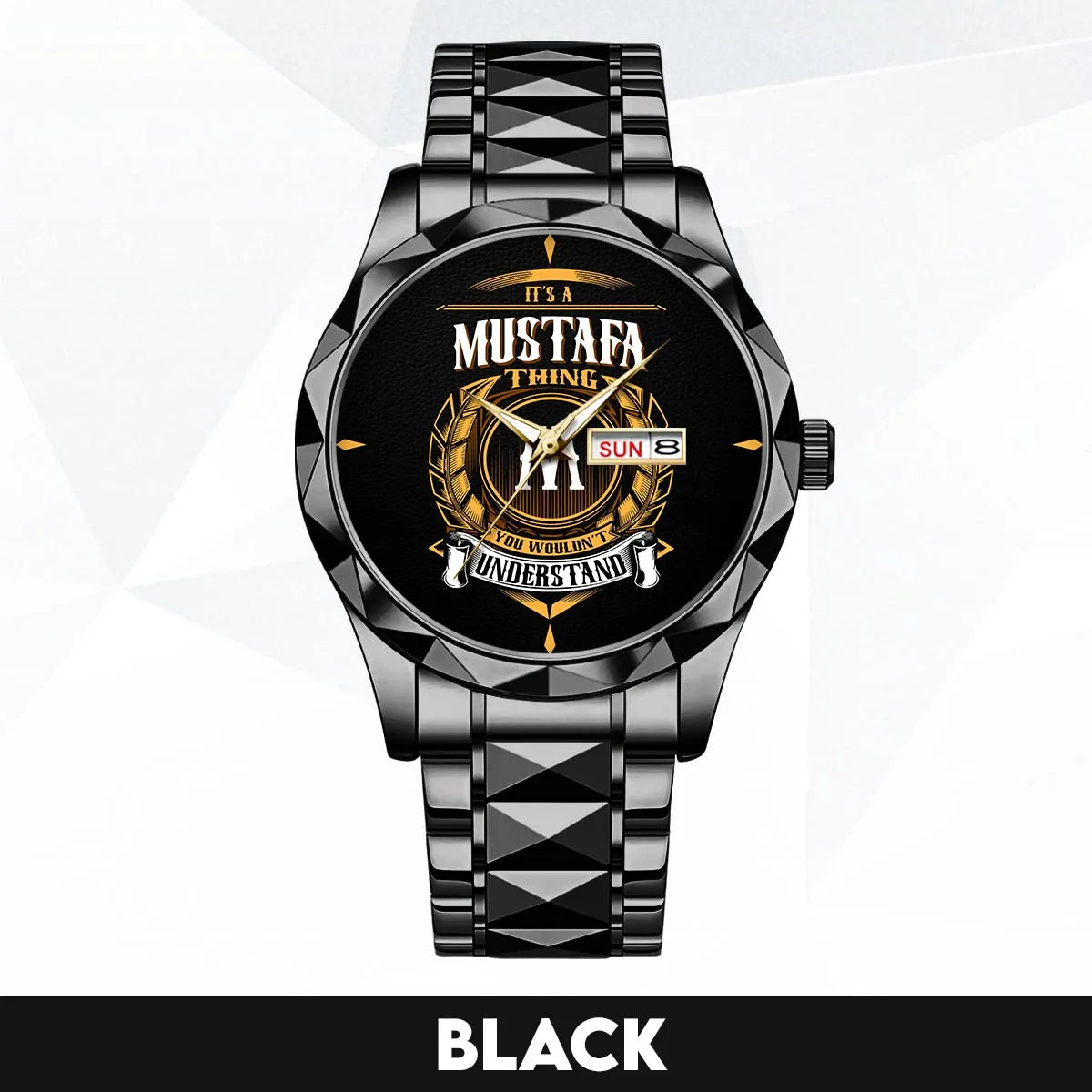 MUSTAFA 13K1-434 Luxury Alloy-Men Watch, Personalized Premium Gift for Anniversary