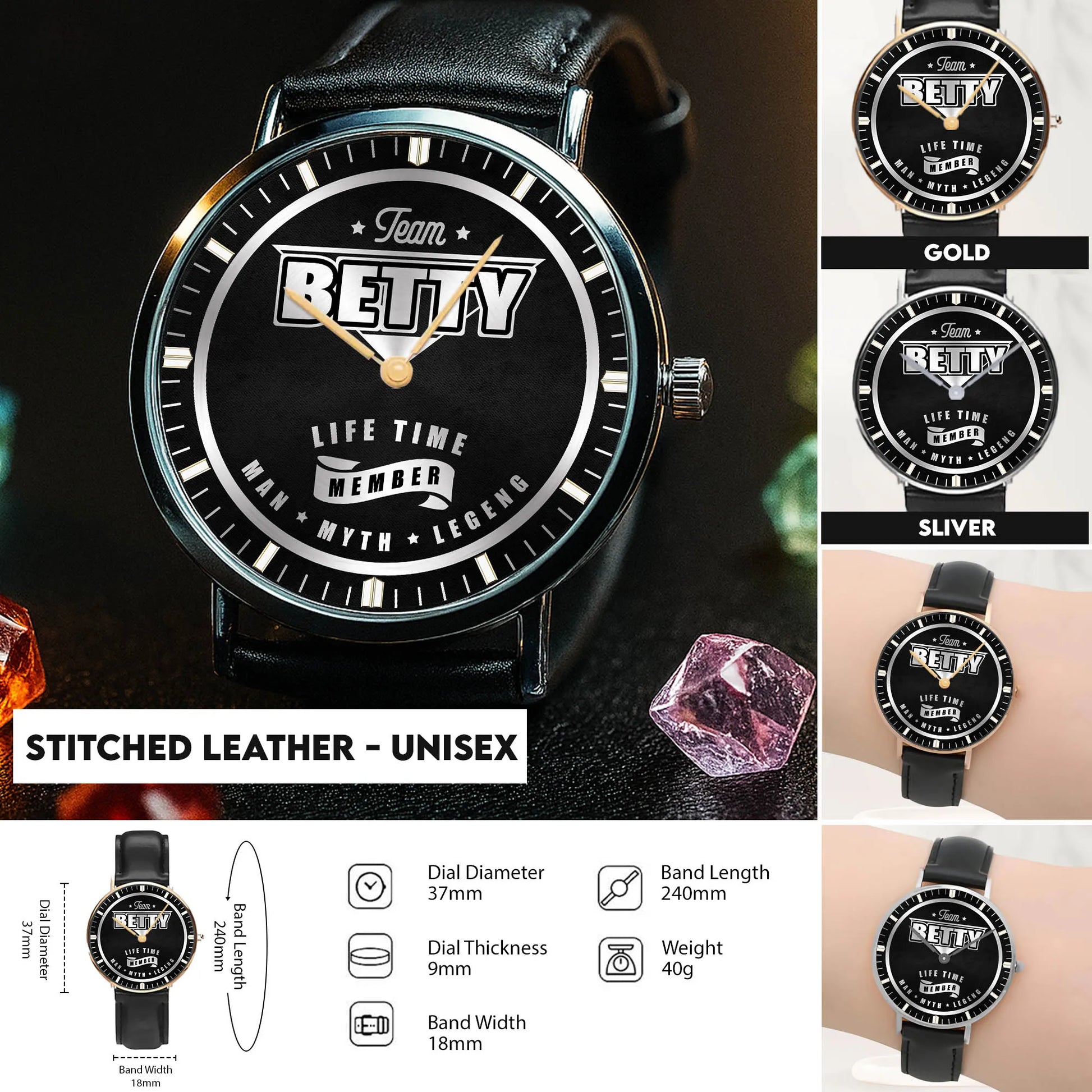 Stitched Leather - Unisex